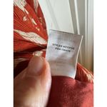 Lulus NWT Red Floral Print Long Sleeve Smocked Waist Mini Dress Size M Photo 6