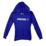 Gymshark Blue Long Sleeve Athletic Wear Slim Fit Pullover Hoodie Women's Size XS Photo 1