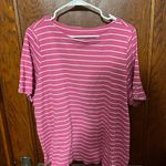 cj banks  Pink Striped Women's Top 2x Photo 0
