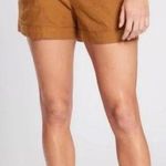 Athleta Cabo 100% Linen 4" Short in Toasted Ochre Size 6 Photo 0