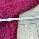 Laura Scott  Fuchsia Pink V-Neck Pullover Sweater Size Large Photo 1