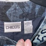 Chico's Chico’s tie-dye unique hippy chic embroidered sequins denim jacket Photo 6