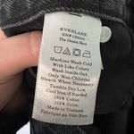 Everlane  Raw Hem The Denim Skirt in Washed Black Photo 10