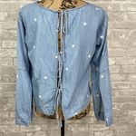 Cloth & Stone  Chambray Polka Dot Top Photo 1