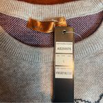 Beldini Double Knit Cat sweater from Beldinni Grey kitties graphic design Sz Large Photo 6