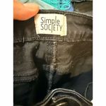 Simple Society Women's Black Distressed Skinny Jeans Size 7/28 Photo 1