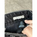 ZARA  Size‎ 2 Black Denim The High Waist Short Distressed Women 100% Cotton Photo 2