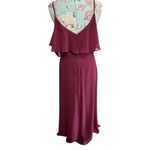 Birdy Grey  Jane Convertible Burgundy Chiffon Bridesmaid Dress sz XXL Maxi Gown Photo 3