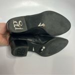 Paul Green  Nelly block heel booties black leather ankle‎ boots size 6 Photo 6
