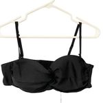 JLUXLABEL  Black HEAT WOMEN’S Medium BANDEAU BIKINI SWIMSUIT TOP NEW Photo 0