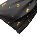 Old Navy Dress Size Small Black With Roses Womens Flared Sleeves Polyester Photo 4