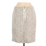 Loft Ann Taylor  Tan Cheetah Print Pencil Skirt Size 6 Photo 1
