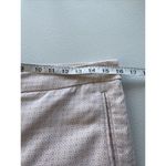 Adrianna Papell  Women Dress Chino Pants Sz 8 Light Pink White Geo Print Mid Rise Photo 8