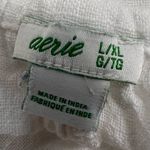 Aerie White Cotton Halter Coverup Photo 4