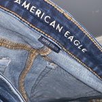 American Eagle Super Stretch Skinny Frayed Cuff Bermuda Jean Size 8 Like New Photo 6