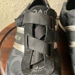 Coach : Jenny Sneaker (A1625) Black/Silver Signature C canvas/leather- Velcro- 7 Photo 12