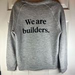 Marine layer  Sweatshirt We are‎ Builders Grey Size Small Excellent Condition Photo 4