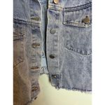 Blue B Collection Women’s Blue jean Denim Jacket Star Bedazzled Detail Photo 4