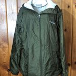 Columbia Womens Switchback Sherpa Lined Jacket | Olive Green small winter coat Photo 1