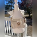 Etienne Aigner Vintage  Cream Shoulder Bag with Buckle Detail Photo 1