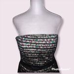 Akira Black Label Purple/Green/Black Strapless Corset Mini Dress NWT Sz M Photo 3