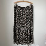Natural Life Black Leafy Calla Maxi Skirt Women's XL Photo 1