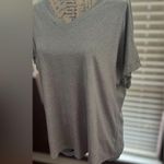 SheIn  LUNE Plus V-Neck Tee Photo 2