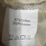 Gold Hinge Oversized Corduroy Shacket Button Up Front Pocket Cream EUC XS Photo 5