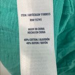 Splendid ‎ Aqua Teal Slub V-Neck Tee Shirt Cotton Blend Photo 4