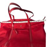 Kate Spade  Jae Red Nylon Weekender Duffel Travel Bag w/ Strap Photo 4