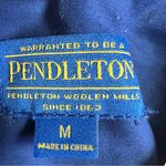 Pendleton  Water Repellant Rain Coat Women's Royal Blue Polka Dot Lining Medium Photo 7