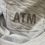 ATM Slub Jersey Schoolboy Crew Neck SS Tee Sz S Heather Gray Lightweight Comfy Photo 6