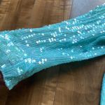 Laurence Kazar Laurence‎ Kazan 100% silk long sleeve fully sequined blouse size XL Photo 4