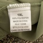 CURE. Sage Green Ruffle Peasant Blouse, 1X Size undefined Photo 4