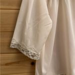 Vintage Lacey Coquette Petal Pink Sz Medium Button Front Lightweight Bed Jacket Photo 5