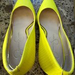 Jessica Simpson  Vibrant and beautiful Yellow Heels! Gently worn! Photo 4