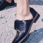 Freda Salvador Laceless D'Orsay Oxford GUC $395 Size 8.5 S3507 Black Photo 0