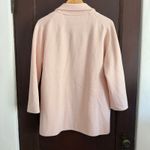 J.Crew | Sophie Pastel Pink Cotton Merino Blend Sweater Blazer | Medium Photo 2