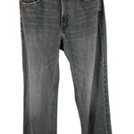 ZARA  Jeans Womens 6‎ Gray Denim Flat Front 5 Pockets Straight Fit Wide Leg Photo 0