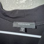 R & M Richards  Women'S Black Illusion 3/4 Sleeve Open Front Jacket Size 16 Photo 2