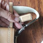 Coach Vtg Tan Chic Y2K Edgy Feminine Classic Buckle SoHo Leather Crossbody Bag Photo 5