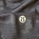 Lululemon Black Grey Camo Scoop neck Tee Top Size 10 based on measurements Photo 4