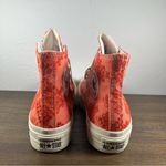 Converse NWT Women's Chuck Taylor Orange All Star Lift Platform Shoes size 7.5 Photo 5