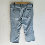J.Crew 9" Demi-Boot Crop Jeans Sz 31P Raw Hem Light Wash Photo 2