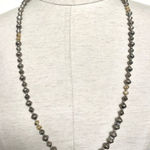 Stella & Dot silver and gold tone long necklace Photo 0