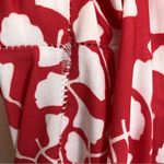 None Floral Long Sleeve caftan muumuu Red Dress S Photo 8