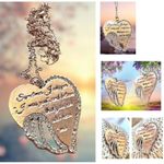 Sometimes I Whisper Miss You Necklace Rose Gold Color Loved One Beloved Pet New Photo 10