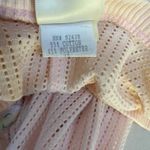 Victoria's Secret Vintage  One Piece Pajamas XS Pink Thermal Floral Pockets Photo 7