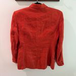Xandres Belgium Burnt Orange 100% Linen Blazer Jacket Size 38 Photo 3