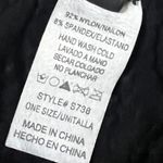 Sugar Lips Womens Scoop Neck Cap Sleeve Crop Top Textured Bodycon Shirt Black OS Photo 4